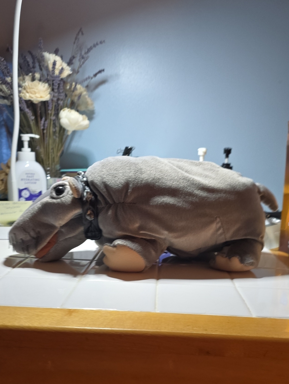 Bert The Farting Fat Gray Hippo - NCIS Puppet Stuffed